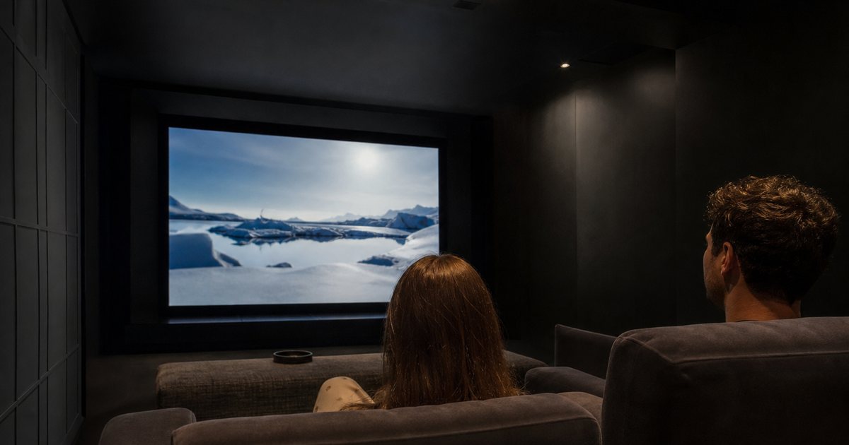 How dark does a dedicated home cinema room need to be?